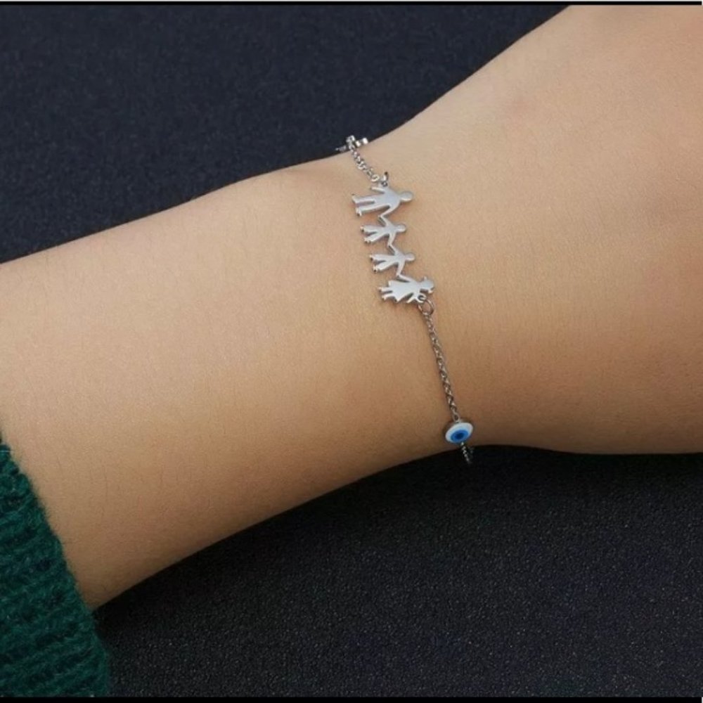 Evil eye 🧿, Cross family bracelet